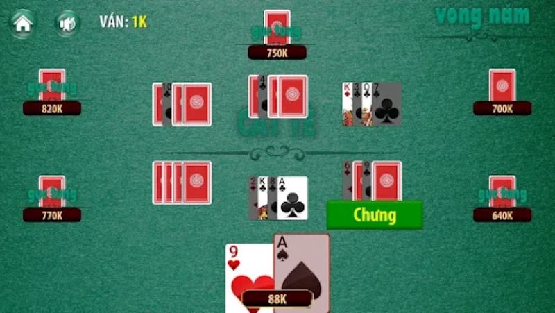 Giá trị của các bộ bài trong game bài Sắc Tê 